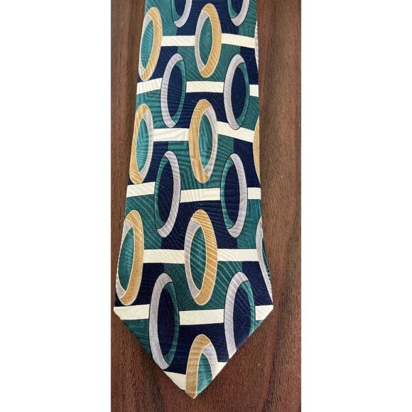 Vintage Men’s Bill Robinson Tie Handmade All 100% Silk Tie Handmade In USA Impor - Picture 2 of 6